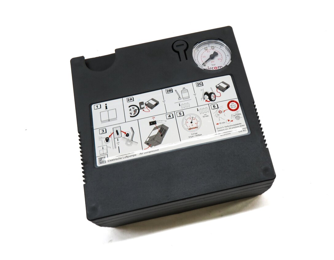 Thumbnail 3: 2019 AUDI Q7 (4M) TIRE AIR COMPRESSOR INFLATOR PUMP MOTOR