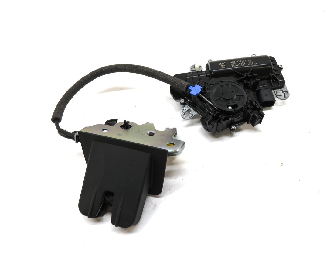 Thumbnail 2: 2019 AUDI Q7 (4M) REAR TRUNK LOCK LATCH ACTUATOR MOTOR w/ CABLE