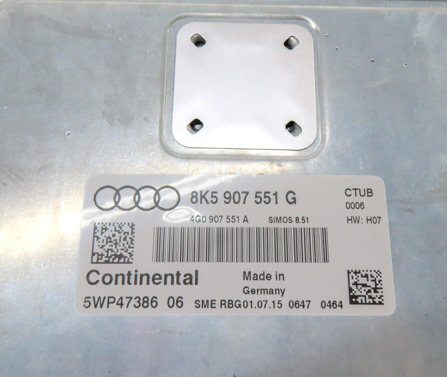 Thumbnail 10: 2016 AUDI S5 (B8 8T) 3.0L CTUB ECM BCM SPEEDOMETER IMMOBILIZER MODULE KEY SET