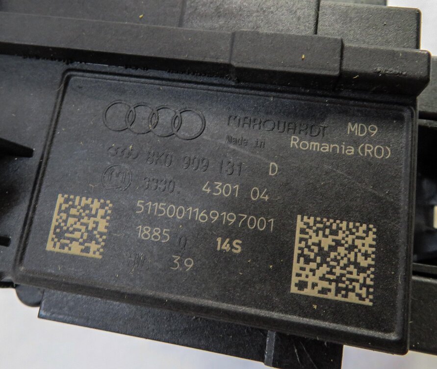 Thumbnail 8: 2016 AUDI S5 (B8 8T) 3.0L CTUB ECM BCM SPEEDOMETER IMMOBILIZER MODULE KEY SET