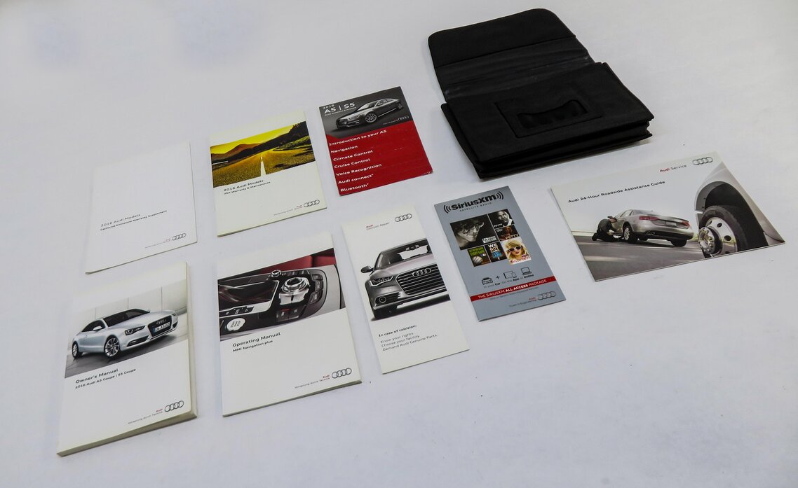 Thumbnail 3: 2016 AUDI S5 (B8 8T) OWNERS MANUAL BOOK BOOKLET GUIDE SET w/ CASE