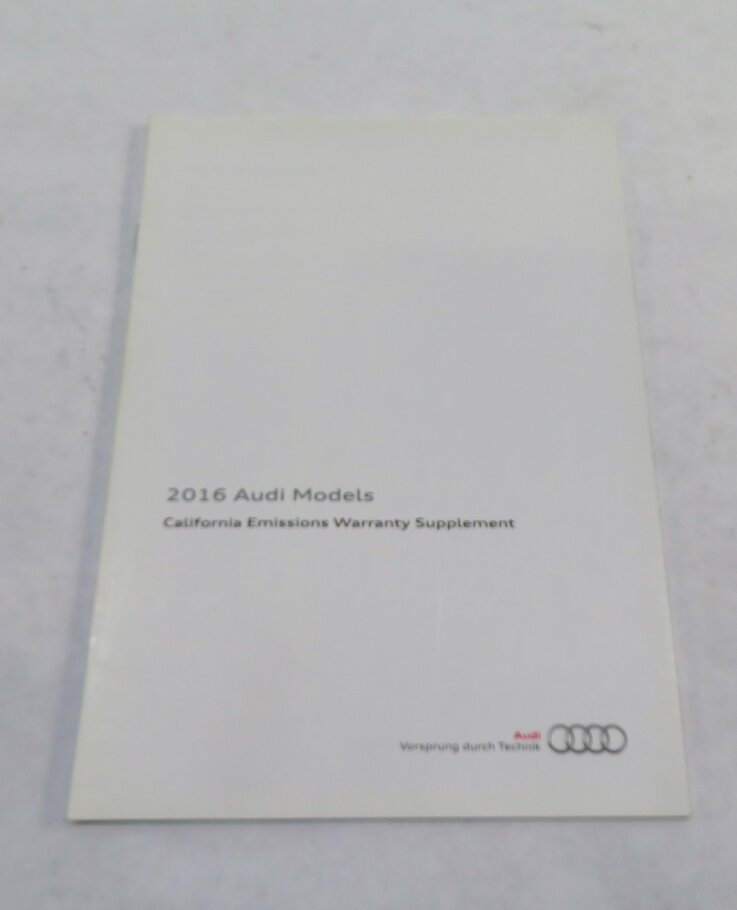 Thumbnail 8: 2016 AUDI S5 (B8 8T) OWNERS MANUAL BOOK BOOKLET GUIDE SET w/ CASE