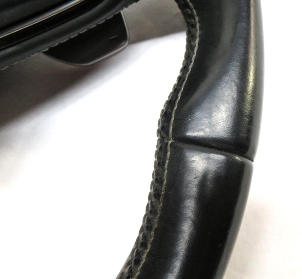 Thumbnail 7: 2013-2017 AUDI S5 (B8 8T) 3-SPOKE FLAT BOTTOM SPORT STEERING WHEEL w PADDLES