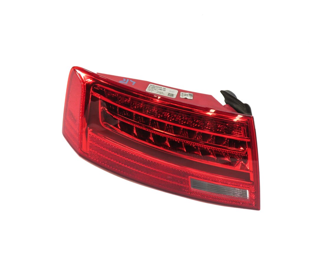 15-17 AUDI S5 RS5 (B8 8T) LEFT DRIVER REAR OUTER LED TAILLIGHT BRAKE LIGHT LAMP