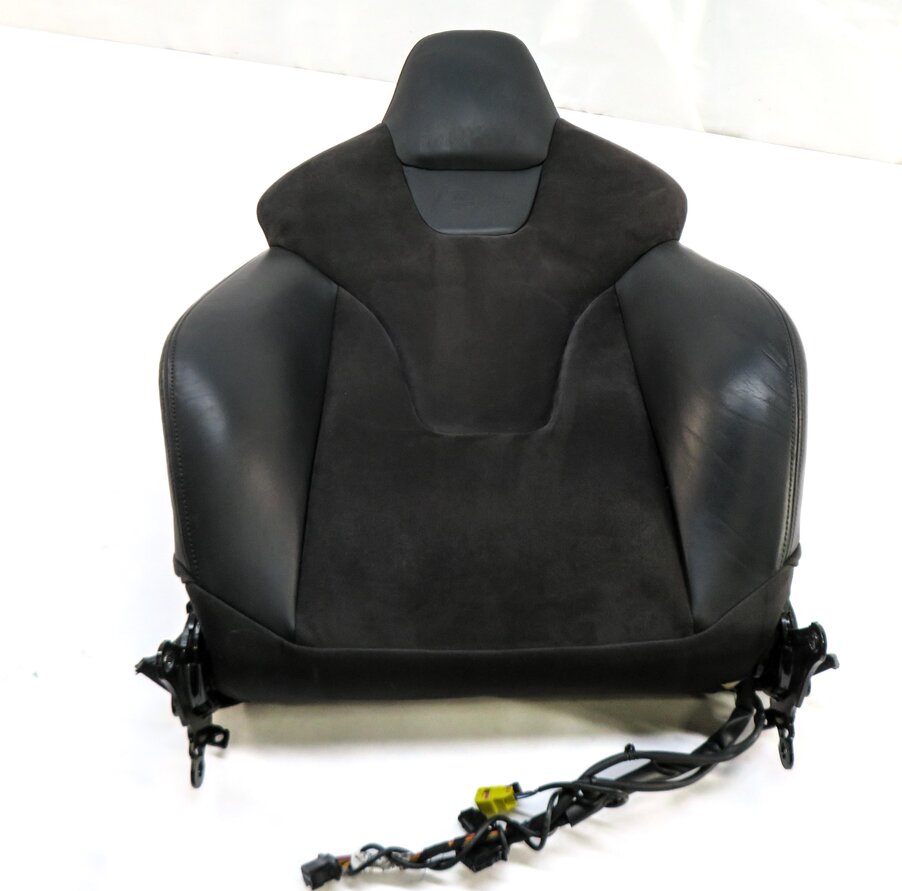 Thumbnail 4: 2016 AUDI S5 (B8 8T) FRONT LEFT DRIVER UPPER TOP SPORT SEAT CUSHION (BLACK)