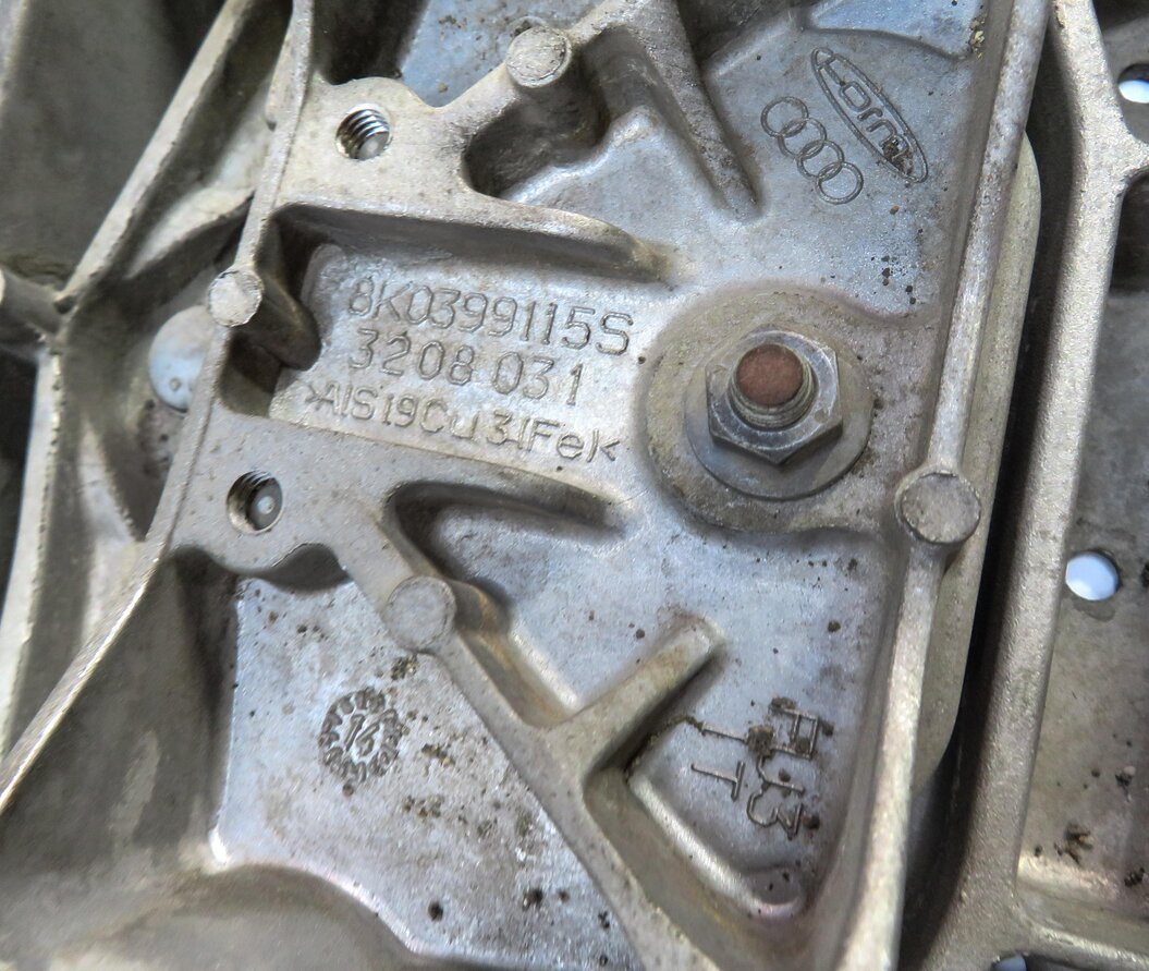 Thumbnail 8: 2016 AUDI S5 (B8 8T) 3.0L SUPERCHARGED FRONT TRANSMISSION CROSSMEMBER BRACKET