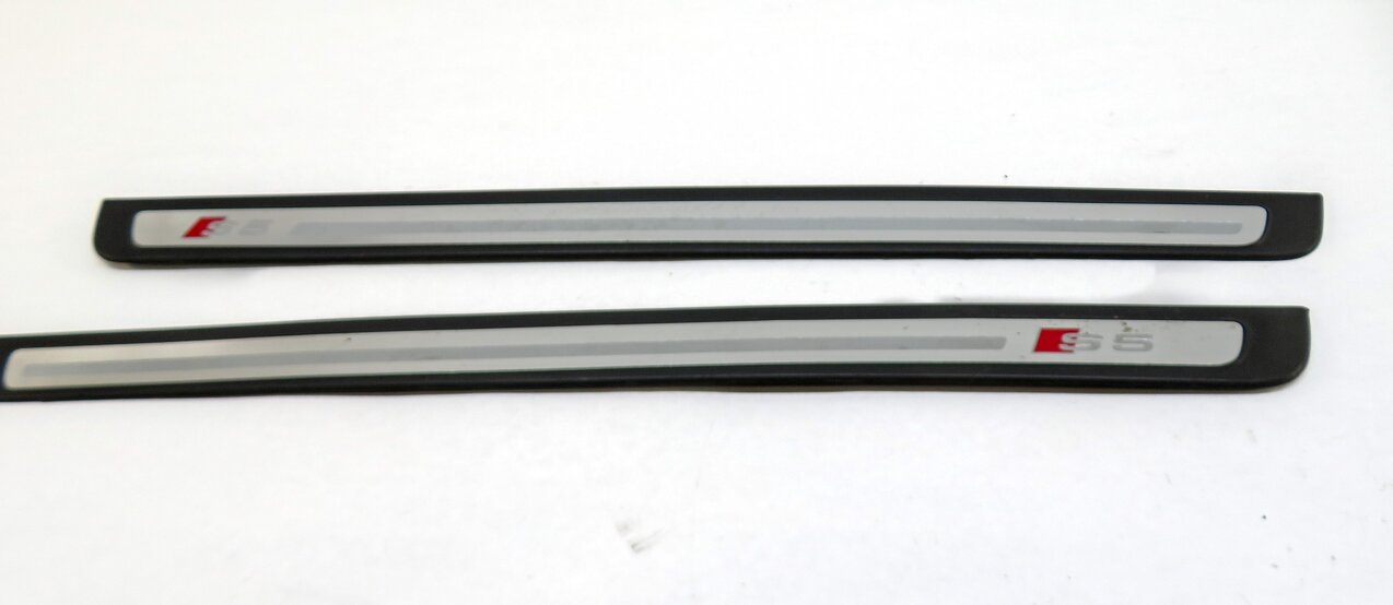 Thumbnail 2: 2016 AUDI S5 (B8 8T) FRONT & REAR DOOR SILL SCUFF PANEL TRIM SET-2