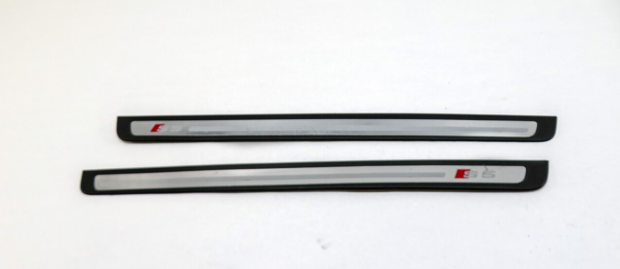 Thumbnail 3: 2016 AUDI S5 (B8 8T) FRONT & REAR DOOR SILL SCUFF PANEL TRIM SET-2