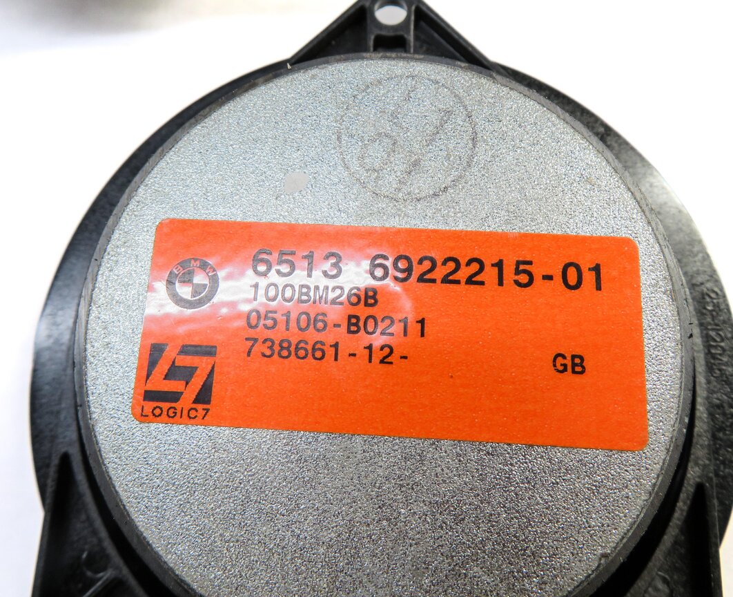 Thumbnail 14: 2006 BMW M6 (E63) FRONT REAR LEFT RIGHT RADIO STEREO LOGIC 7 SPEAKER SET 14