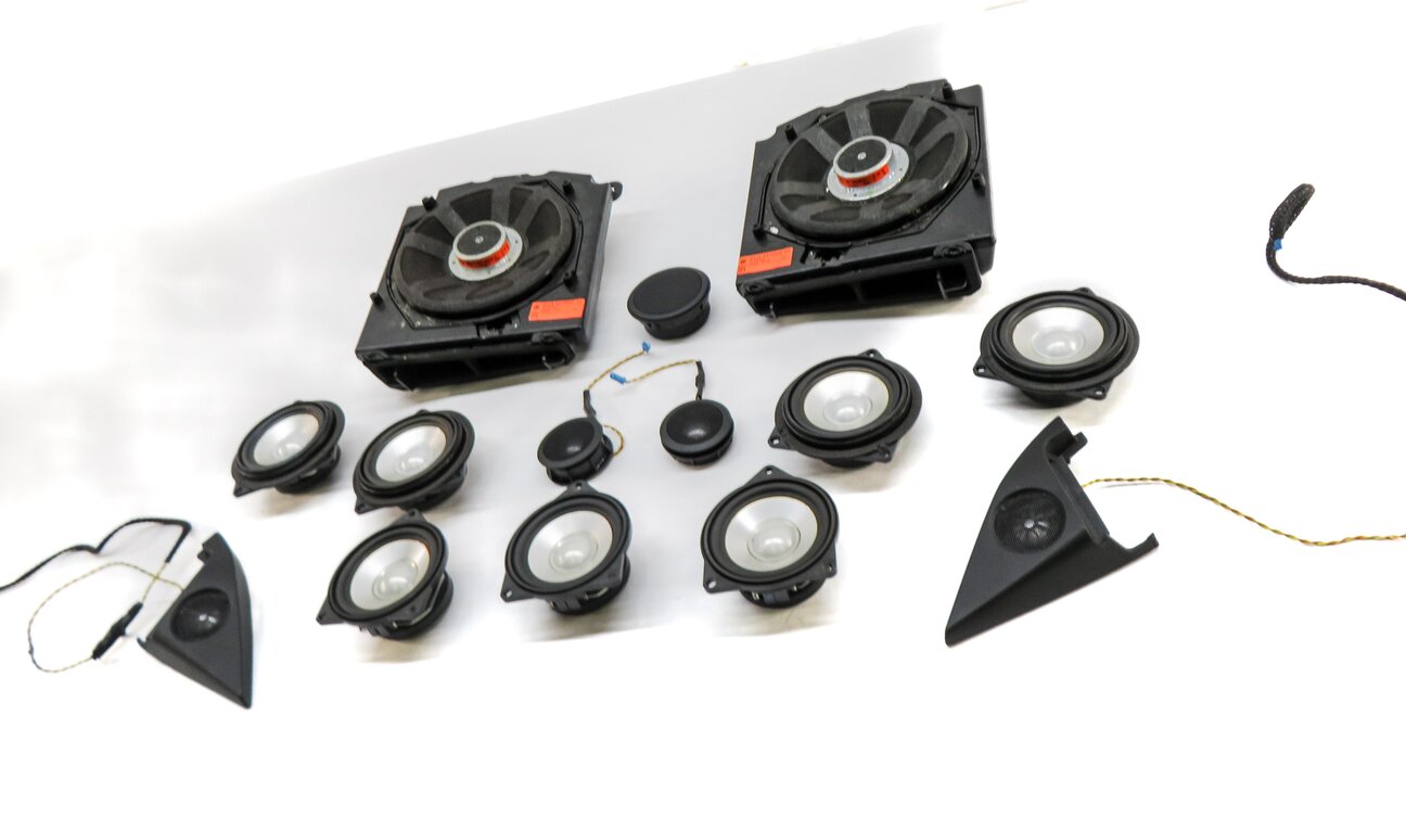 Thumbnail 2: 2006 BMW M6 (E63) FRONT REAR LEFT RIGHT RADIO STEREO LOGIC 7 SPEAKER SET 14