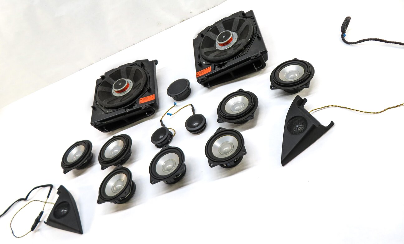 Thumbnail 3: 2006 BMW M6 (E63) FRONT REAR LEFT RIGHT RADIO STEREO LOGIC 7 SPEAKER SET 14