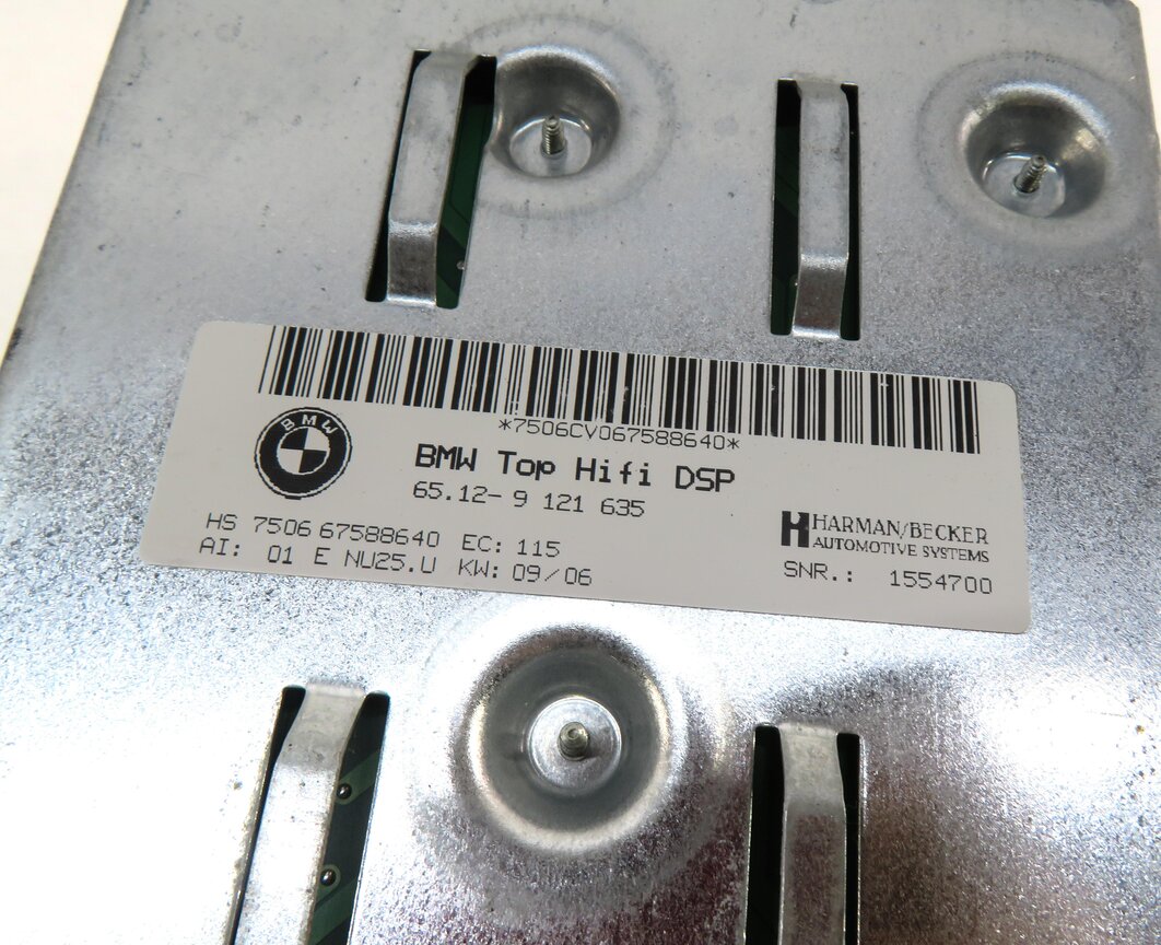 Thumbnail 5: 2006 BMW M6 (E63) RADIO STEREO SPEAKER AUDIO AMPLIFIER AMP 65129121635