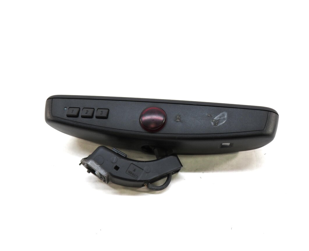 Thumbnail 4: 2006 BMW M6 (E63) FRONT WINDSHIELD REARVIEW MIRROR w/ AUTODIM & HOMELINK (BLACK)