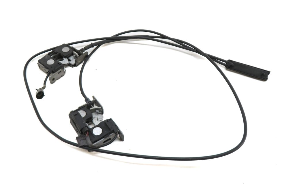 Thumbnail 2: 2006 BMW M6 (E63) LEFT & RIGHT HOOD LOCK LATCH SET 2 w/ CABLES 51237115229