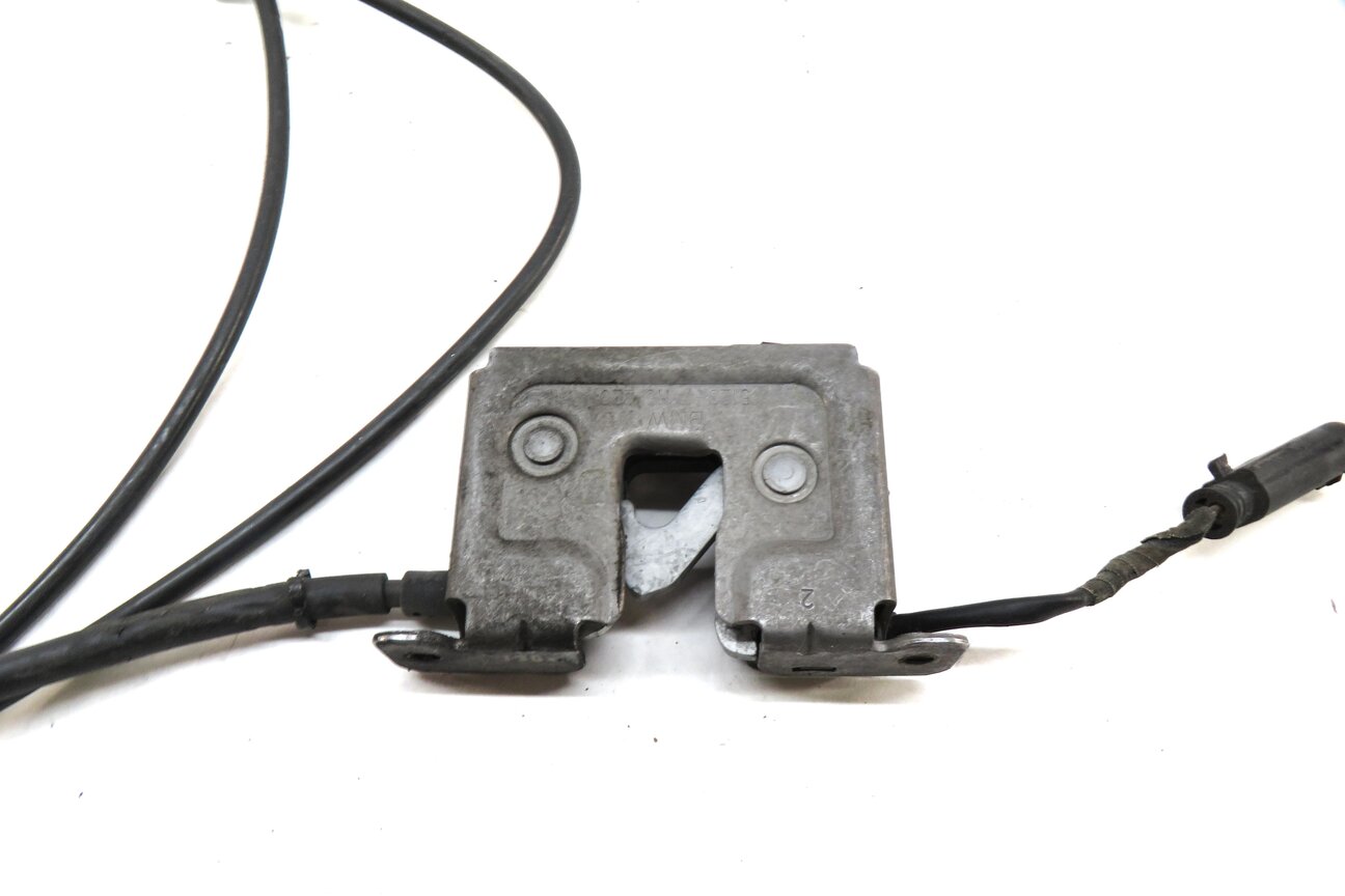Thumbnail 5: 2006 BMW M6 (E63) LEFT & RIGHT HOOD LOCK LATCH SET 2 w/ CABLES 51237115229