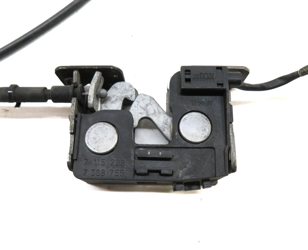 Thumbnail 6: 2006 BMW M6 (E63) LEFT & RIGHT HOOD LOCK LATCH SET 2 w/ CABLES 51237115229