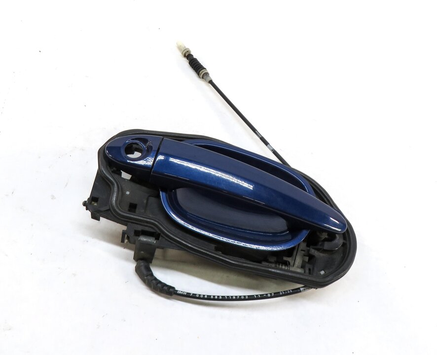 2006-2010 BMW 650i M6 ///M (E63) LEFT DRIVER COMFORT ACCESS DOOR HANDLE (BLUE)