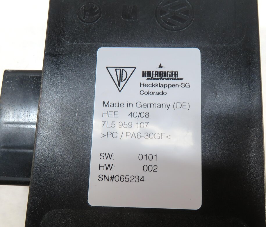 Thumbnail 4: 2009 PORSCHE CAYENNE (957) HATCH TRUNK LIFTGATE OPEN CLOSE ASSIST CONTROL MODULE