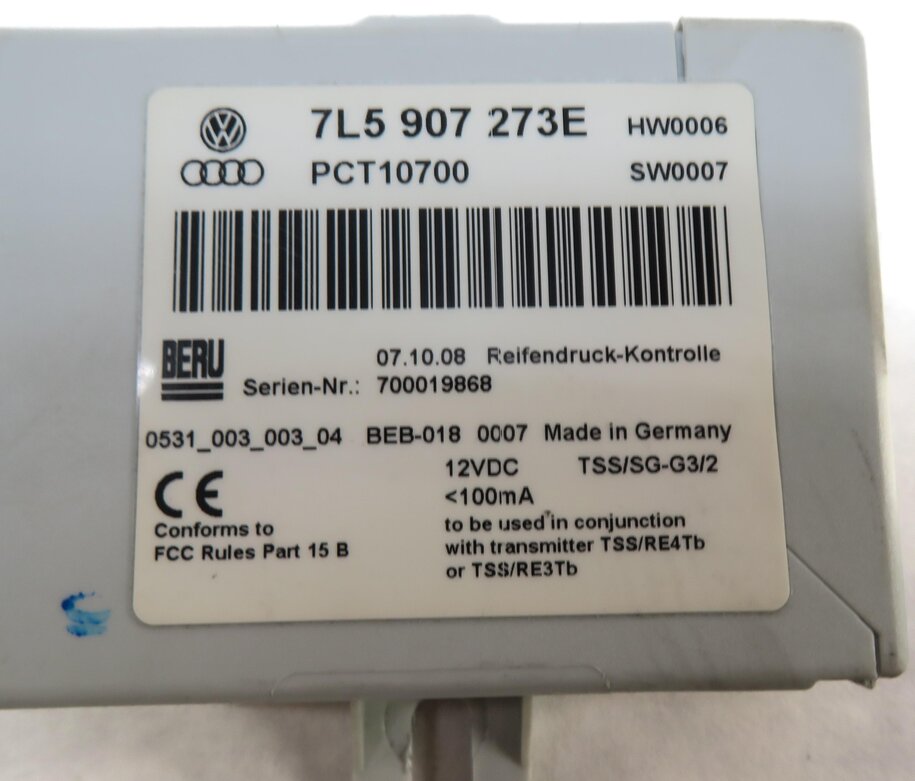 Thumbnail 4: 2008-2010 PORSCHE CAYENNE (957) TPMS TIRE AIR PRESSURE SENSOR CONTROL MODULE