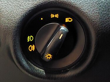 Thumbnail 2: 09-10 PORSCHE CAYENNE (957) LEFT DASH HALOGEN HEADLIGHT HEAD LIGHT SWITCH KNOB
