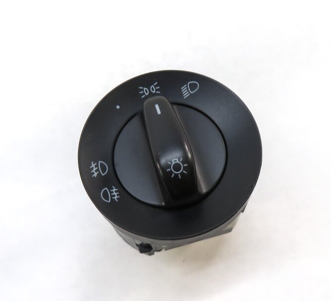 Thumbnail 4: 09-10 PORSCHE CAYENNE (957) LEFT DASH HALOGEN HEADLIGHT HEAD LIGHT SWITCH KNOB