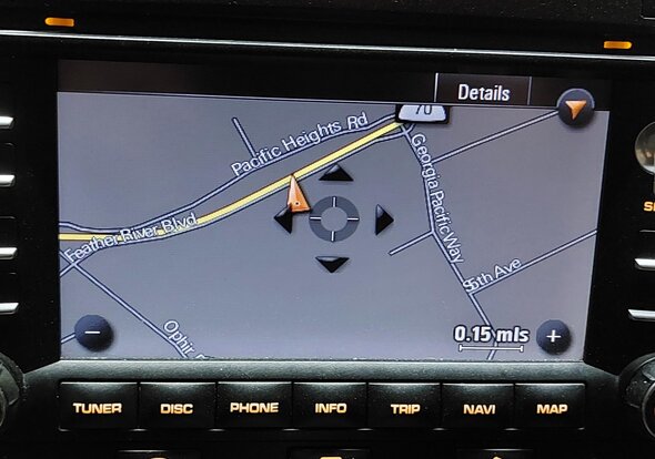 Thumbnail 3: 2009 PORSCHE CAYENNE (957) RADIO STEREO CONTROL UNIT NAVIGATION DISPLAY SCREEN