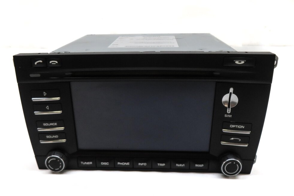 Thumbnail 6: 2009 PORSCHE CAYENNE (957) RADIO STEREO CONTROL UNIT NAVIGATION DISPLAY SCREEN