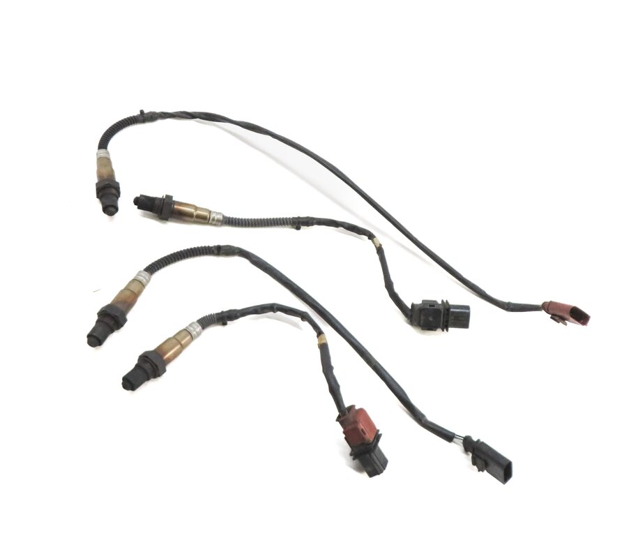2009 PORSCHE CAYENNE (957) 3.6L VR6 ENGINE PRE POST CAT O2 OXYGEN SENSOR SET 4