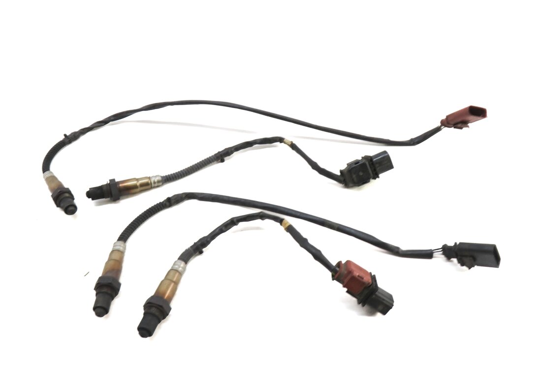 Thumbnail 2: 2009 PORSCHE CAYENNE (957) 3.6L VR6 ENGINE PRE POST CAT O2 OXYGEN SENSOR SET 4