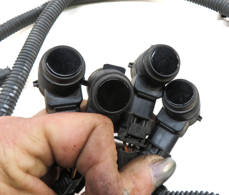 Thumbnail 6: 2009 PORSCHE CAYENNE (957) FRONT PARK ASSIST PDC SENSOR SET4 (BLACK) & HARNESS
