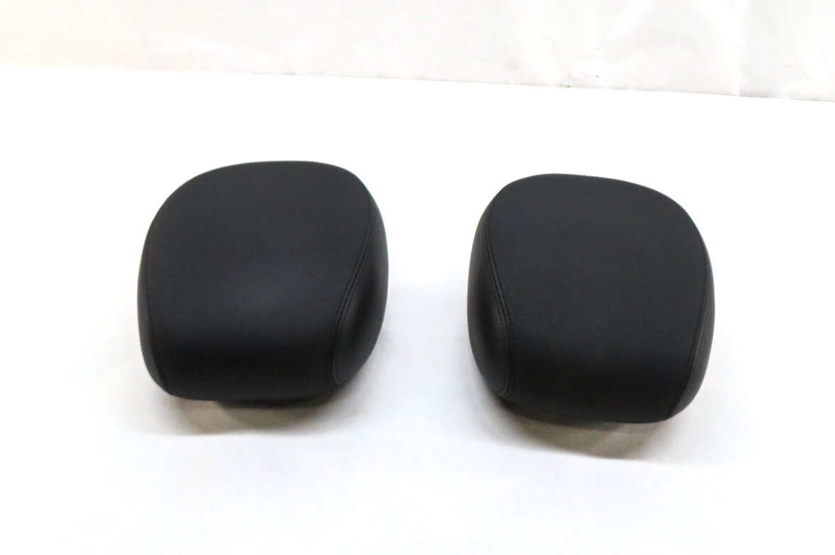Thumbnail 4: 05-10 PORSCHE CAYENNE 955 957 FRONT LEFT DRIVER RIGHT SEAT HEADREST SET2 (BLACK)