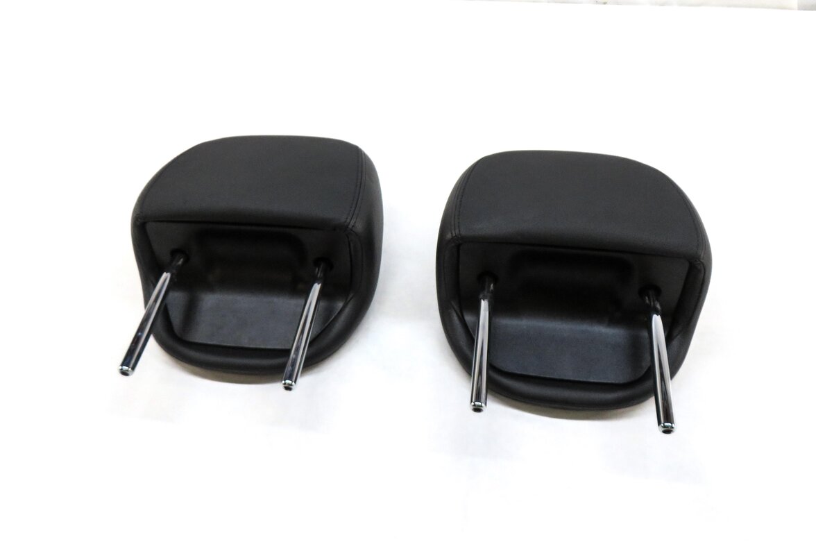 Thumbnail 6: 05-10 PORSCHE CAYENNE 955 957 FRONT LEFT DRIVER RIGHT SEAT HEADREST SET2 (BLACK)