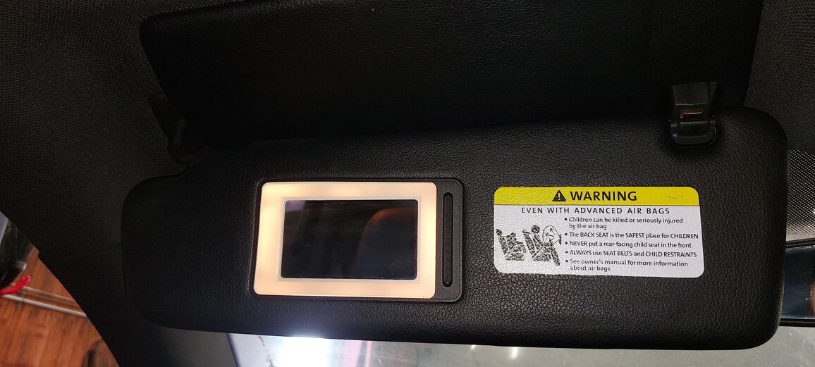 Thumbnail 2: 2006-2010 PORSCHE CAYENNE (955 957) FRONT LEFT & RIGHT SUNVISOR SET (BLACK)
