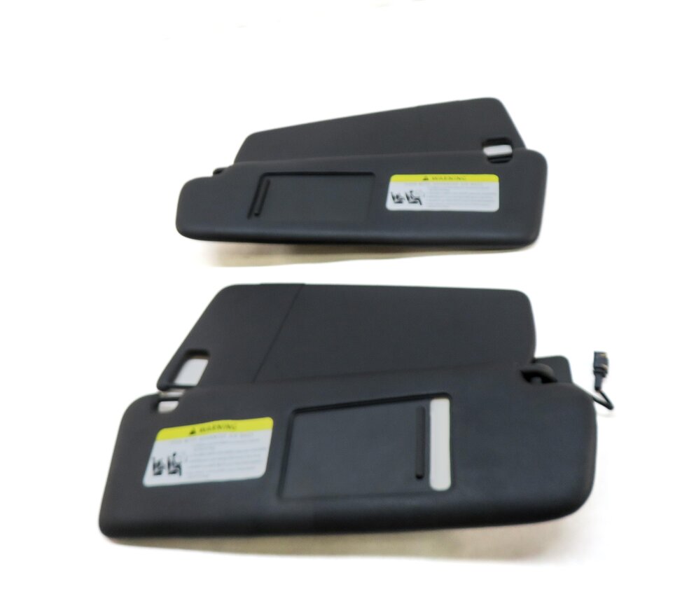 Thumbnail 4: 2006-2010 PORSCHE CAYENNE (955 957) FRONT LEFT & RIGHT SUNVISOR SET (BLACK)