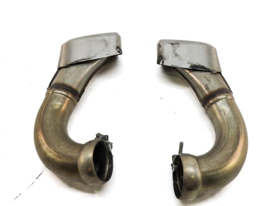 Thumbnail 4: 2008-2010 PORSCHE CAYENNE (957) 3.6L REAR LEFT & RIGHT EXHAUST MUFFLER TIP SET 2