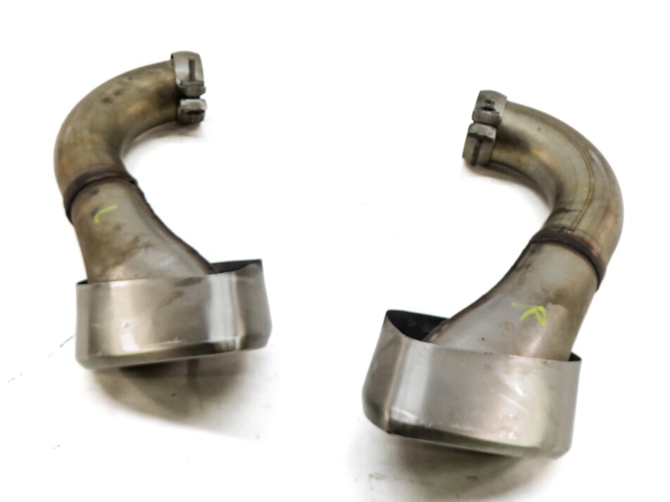 Thumbnail 5: 2008-2010 PORSCHE CAYENNE (957) 3.6L REAR LEFT & RIGHT EXHAUST MUFFLER TIP SET 2