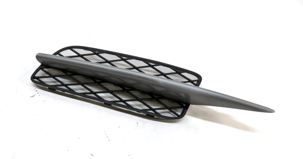 2007-2010 BMW X5 (E70) LEFT FRONT DRIVER LOWER BUMPER GRILLE (TITANIUM FINISH)