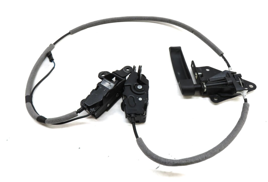 Thumbnail 2: 2009 BMW X5 (E70) REAR LEFT & RIGHT LOWER LOCK LATCH w/ HANDLE SET 3 & CABLES