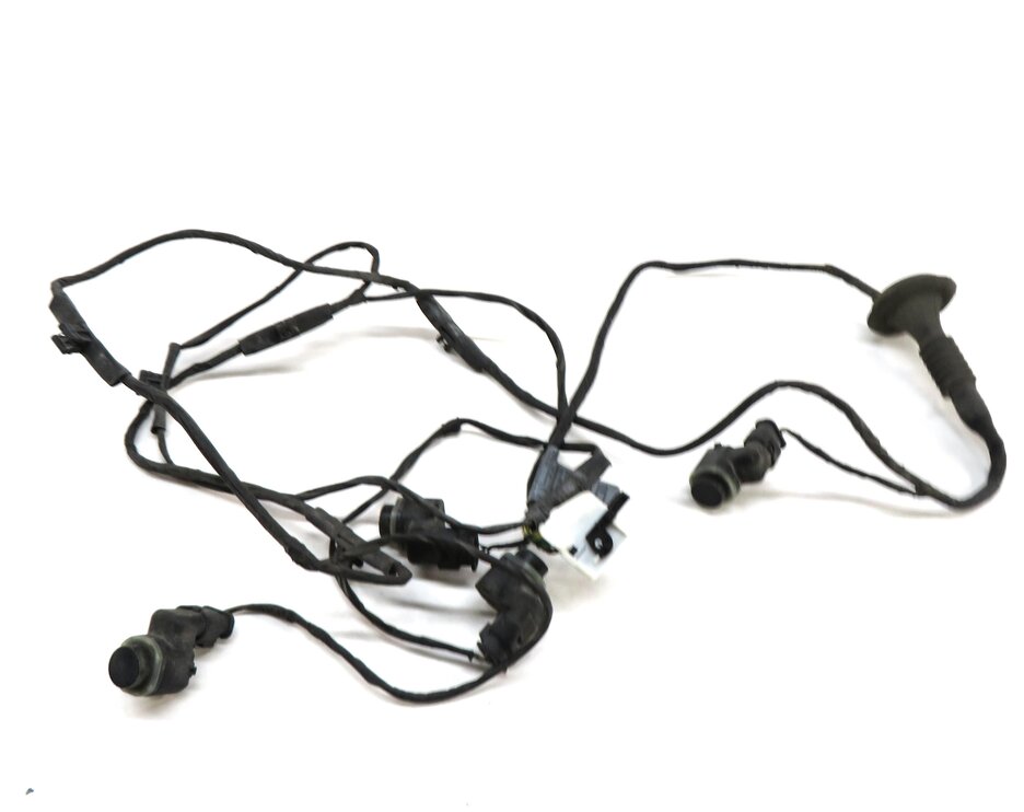 Thumbnail 2: 2009 BMW X5 (E70) REAR PARK ASSIST PDC SENSOR SET4 (BLACK) w/ WIRE HARNESS