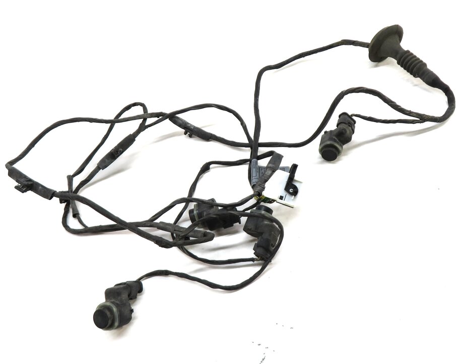 Thumbnail 3: 2009 BMW X5 (E70) REAR PARK ASSIST PDC SENSOR SET4 (BLACK) w/ WIRE HARNESS