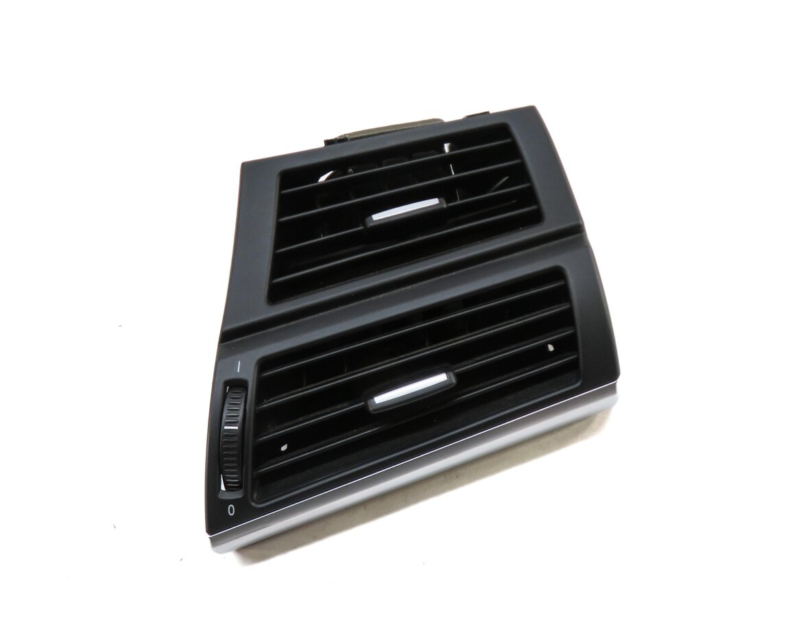 Thumbnail 3: 2009 BMW X5 (E70) FRONT RIGHT PASSENGER OUTER DASH A/C HEATER AIR VENT (BLACK)