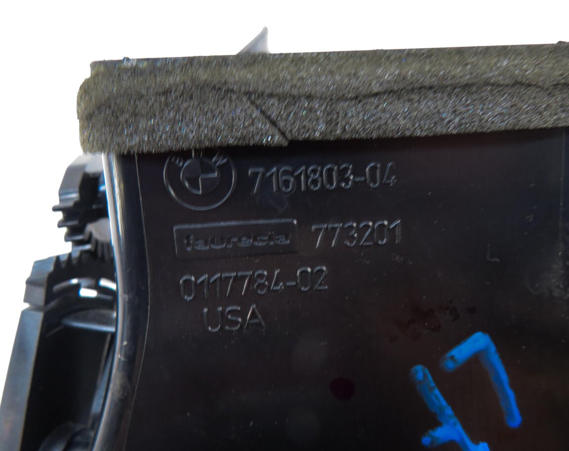Thumbnail 7: 2009 BMW X5 (E70) FRONT FAR LEFT DRIVER OUTER DASH A/C HEATER AIR VENT 7161803