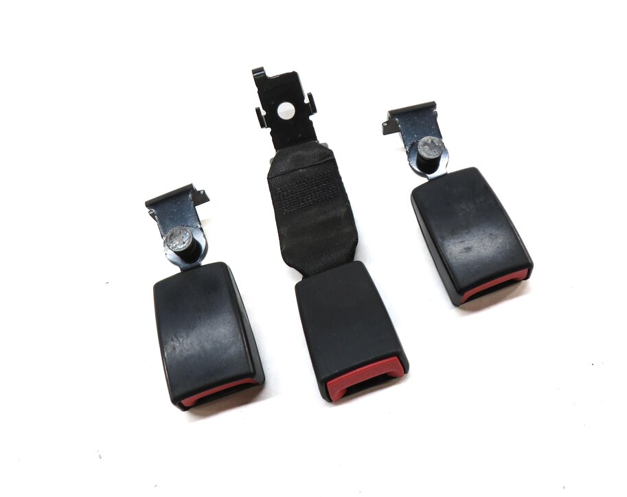 Thumbnail 3: 2009 BMW X5 (E70) REAR 2ND ROW LEFT RIGHT & CENTER SEATBELT BUCKLE RECEIVER SET3