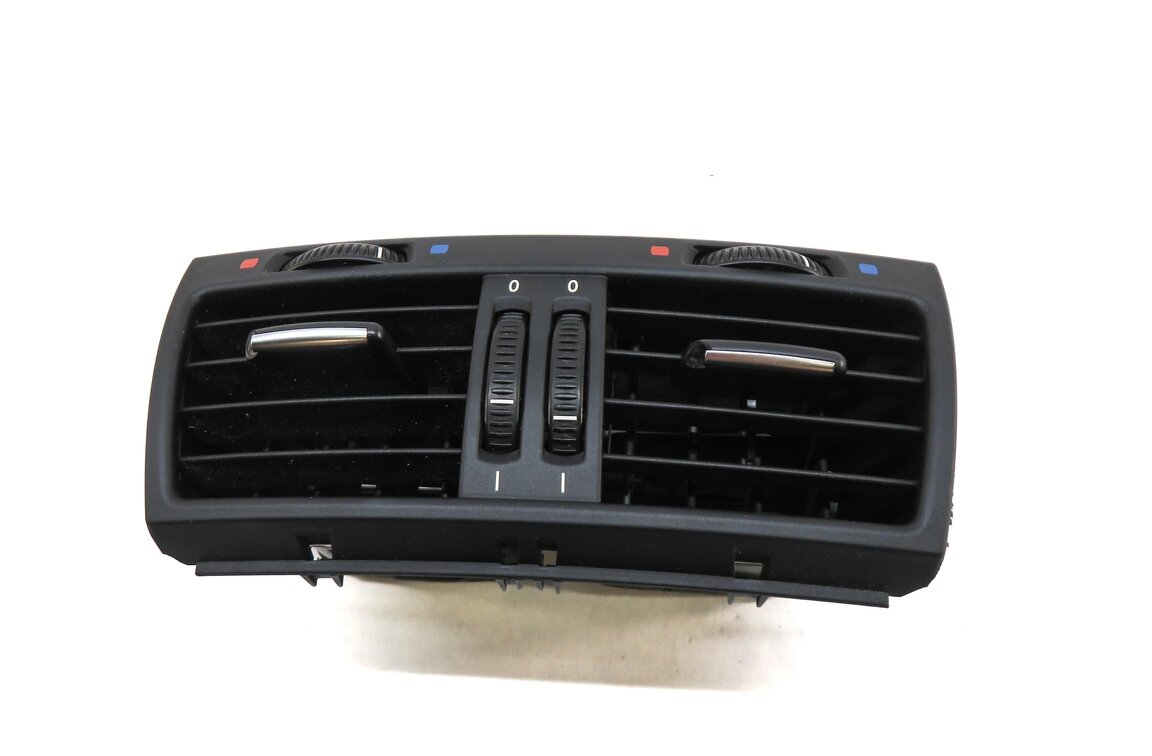 Thumbnail 4: 2009 BMW X5 (E70) REAR CENTER CONSOLE HVAC A/C HEATER AIR VENT (BLACK) 6954953