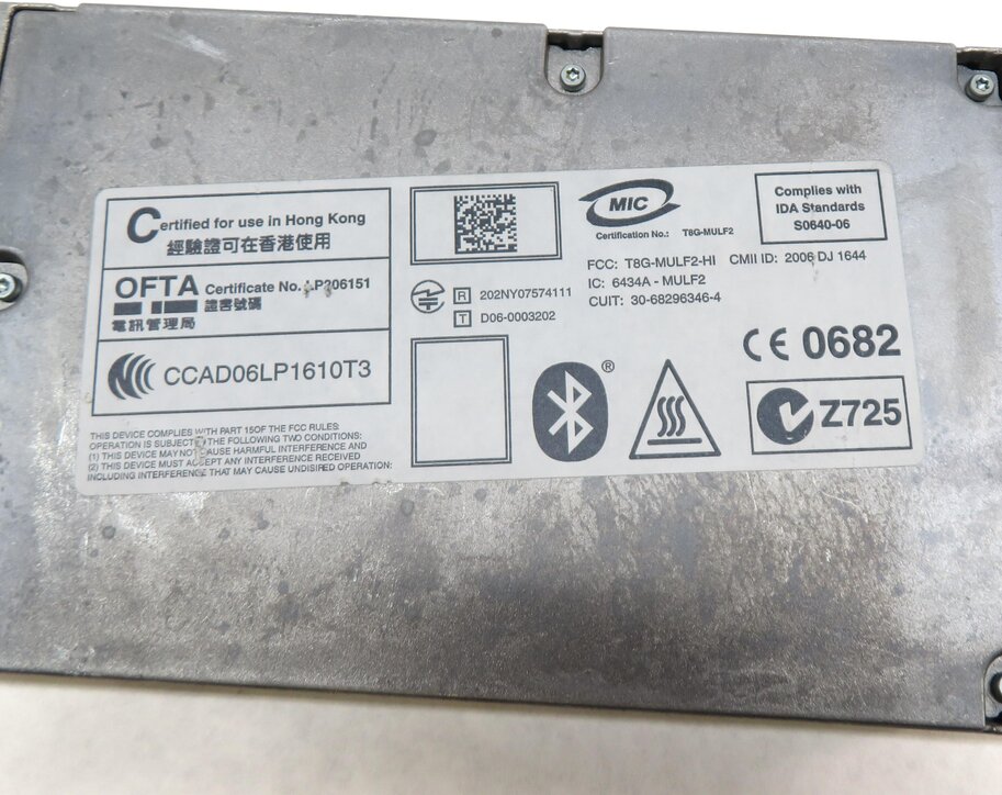 Thumbnail 4: 2009 BMW X5 (E70) RADIO STEREO CELL PHONE BLUETOOTH COMMUNICATION MULF 2 MODULE
