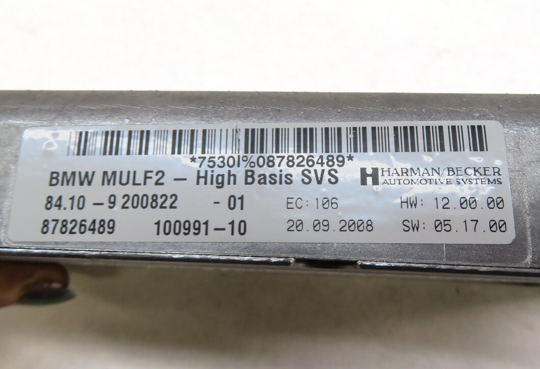 Thumbnail 5: 2009 BMW X5 (E70) RADIO STEREO CELL PHONE BLUETOOTH COMMUNICATION MULF 2 MODULE