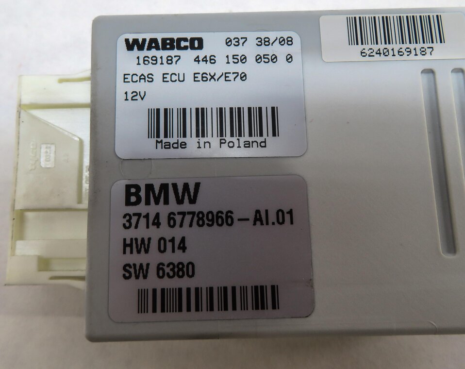 Thumbnail 4: 2007-2014 BMW X5 X5M X6 X6M (E70 E71 E72) AIR SUSPENSION CONTROL MODULE