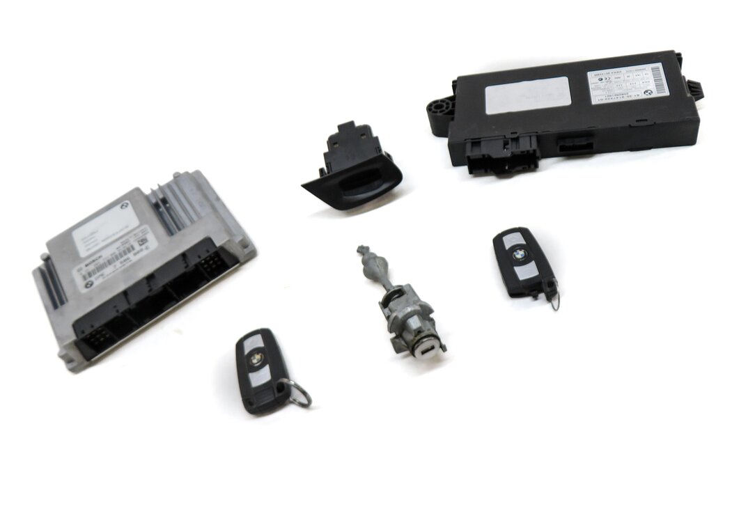 Thumbnail 12: 2009 BMW X5 (E70) 4.8L N62 ANTI THEFT IMMOBILIZER BODY ENGINE MODULE & KEY SET