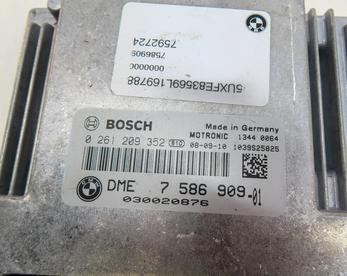 Thumbnail 9: 2009 BMW X5 (E70) 4.8L N62 ANTI THEFT IMMOBILIZER BODY ENGINE MODULE & KEY SET