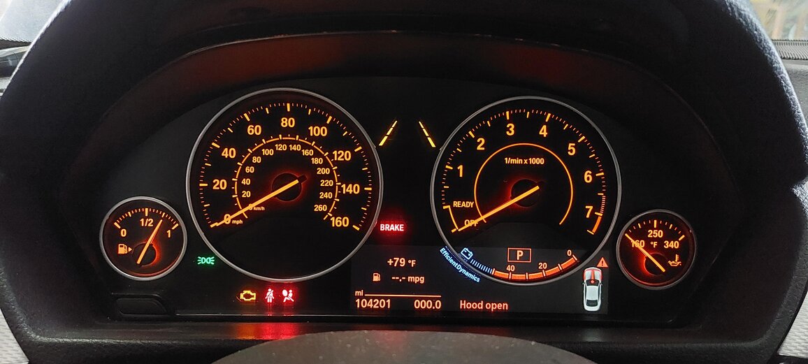 Thumbnail 7: 2012-2016 BMW 328i 335i 428i 435i (F30 F32) SPEEDOMETER INSTRUMENT GAUGE (104k)